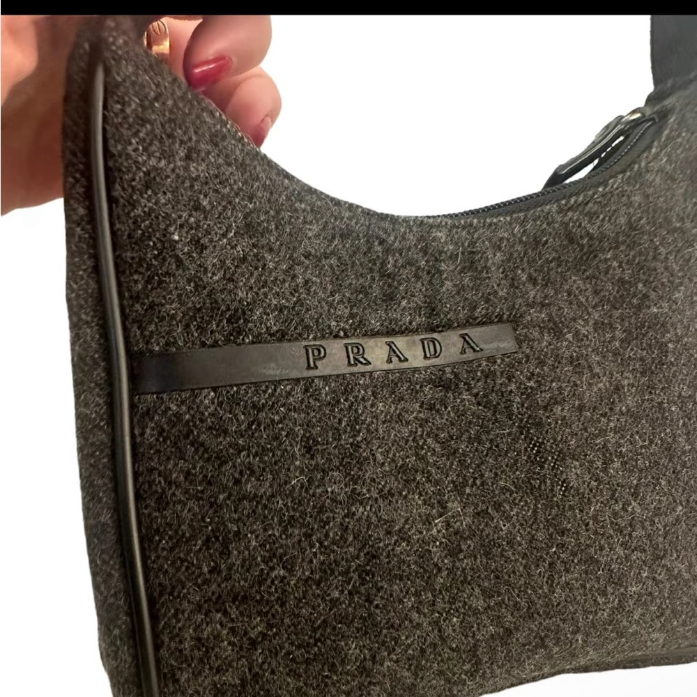 Original Pre-owned PRADA WOOL SHOULDER